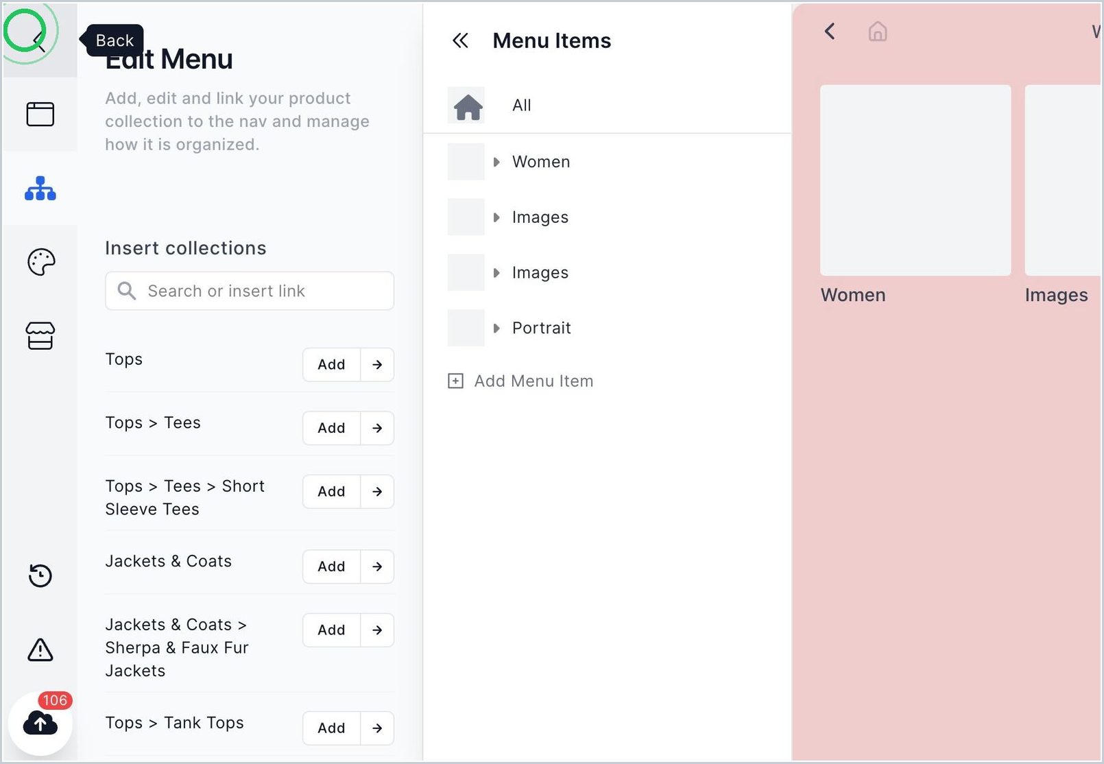 How do I copy categories from one Nav to another? — step 3