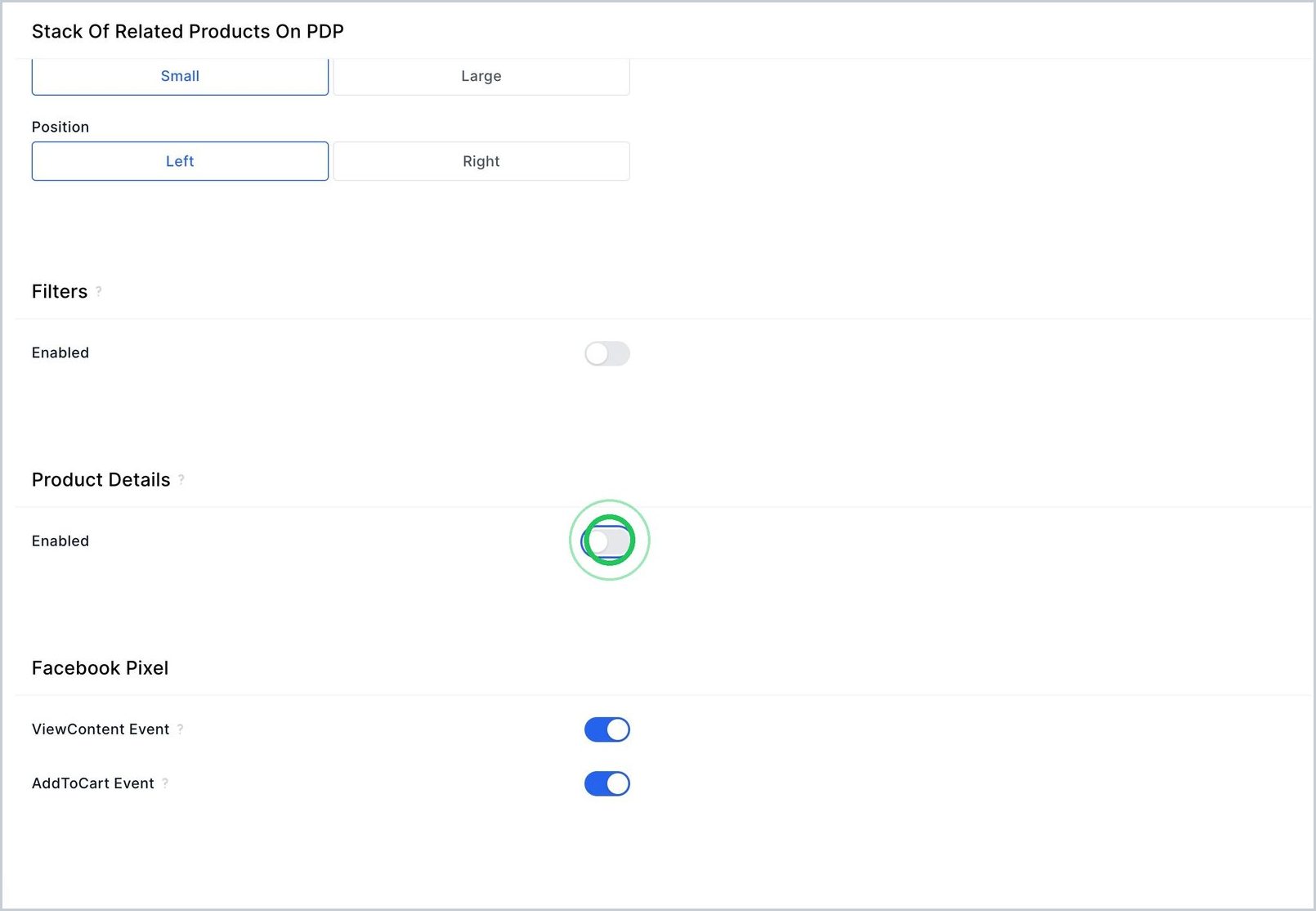 How can a Shopify store display additional PDP details using metafields? — step 1