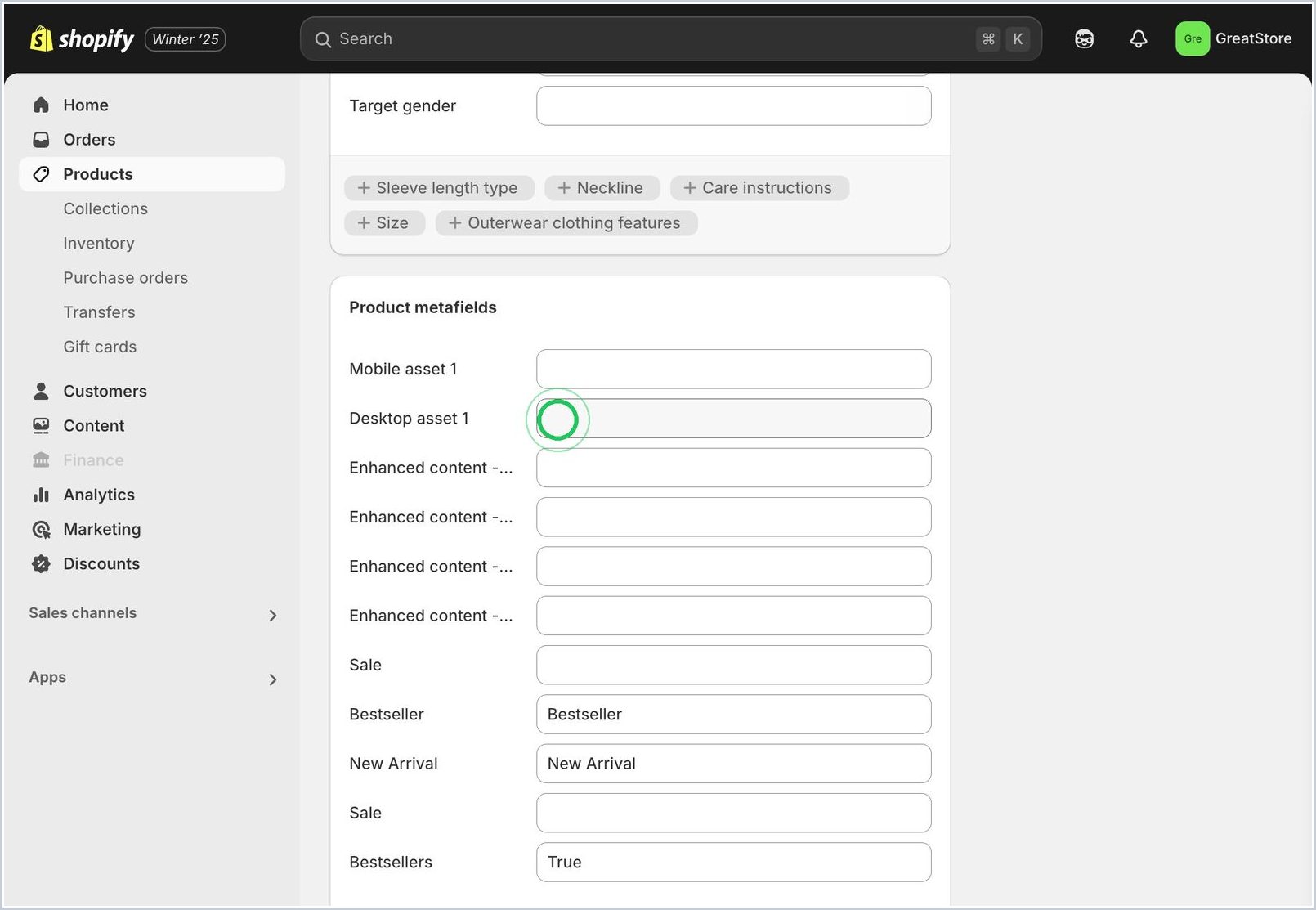 How do you add enhanced content to PDPs via Shopify Metafields? — step 14