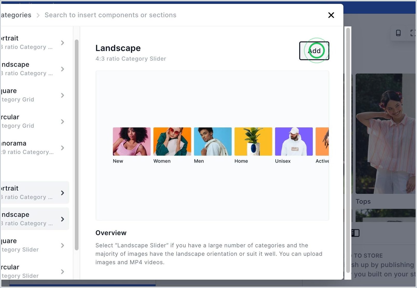 How do I add Categories? — step 5