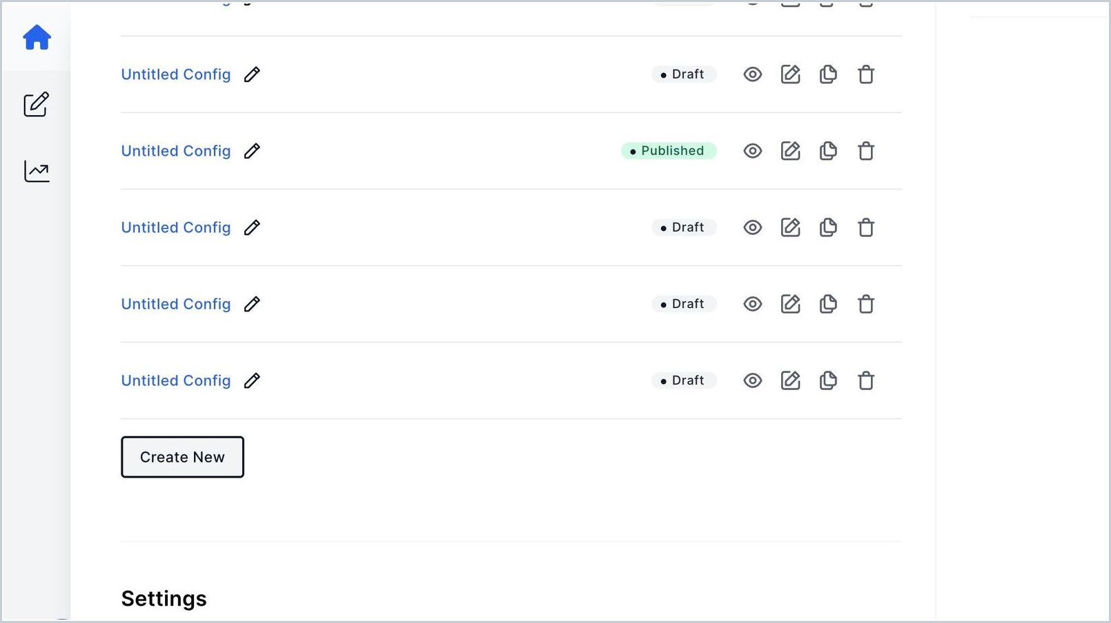 What is the overall process of creating a Nav to going live with it? — step 1