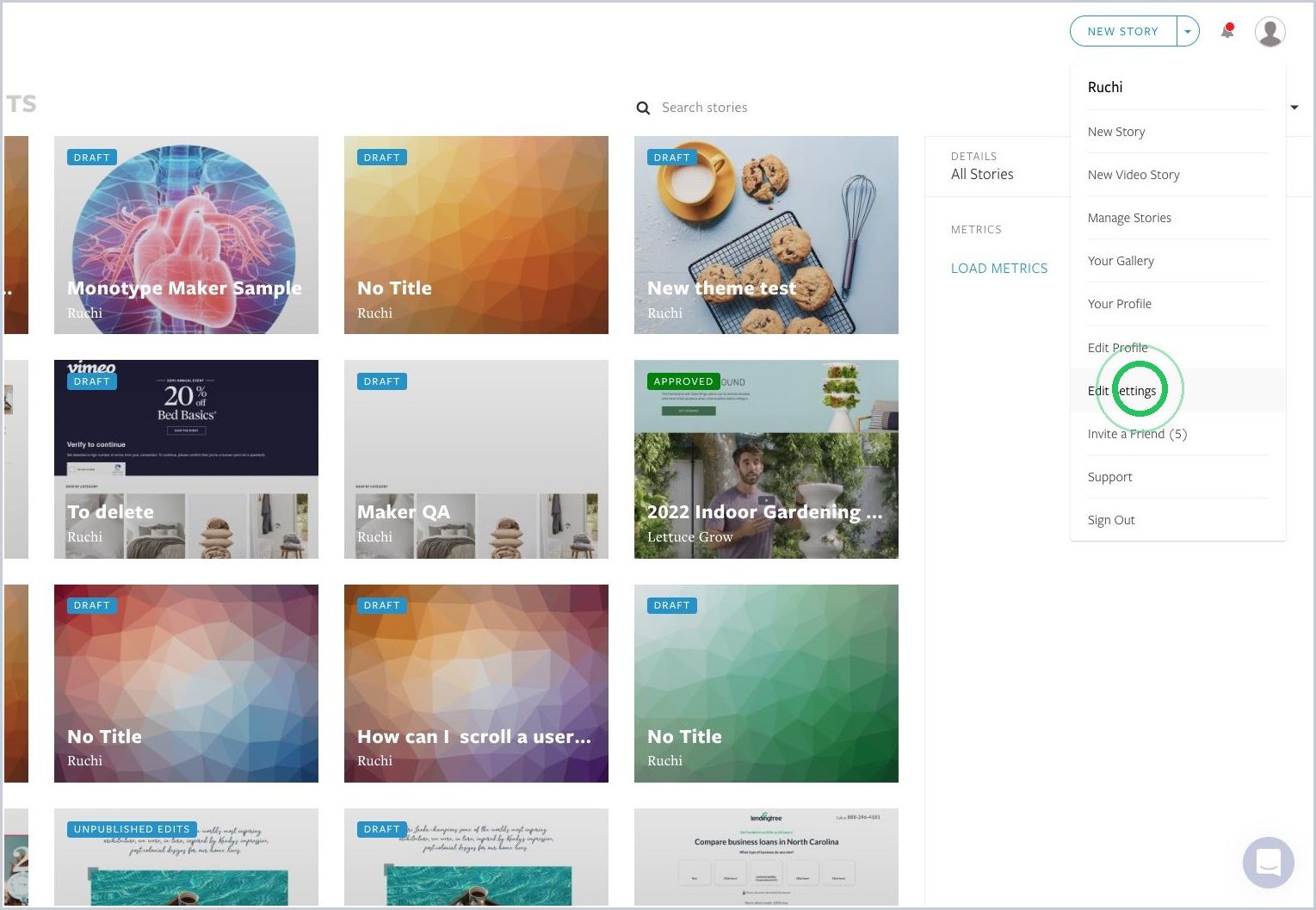 How do I access the Nav Editor if I am a Maker Pages customer? — step 3