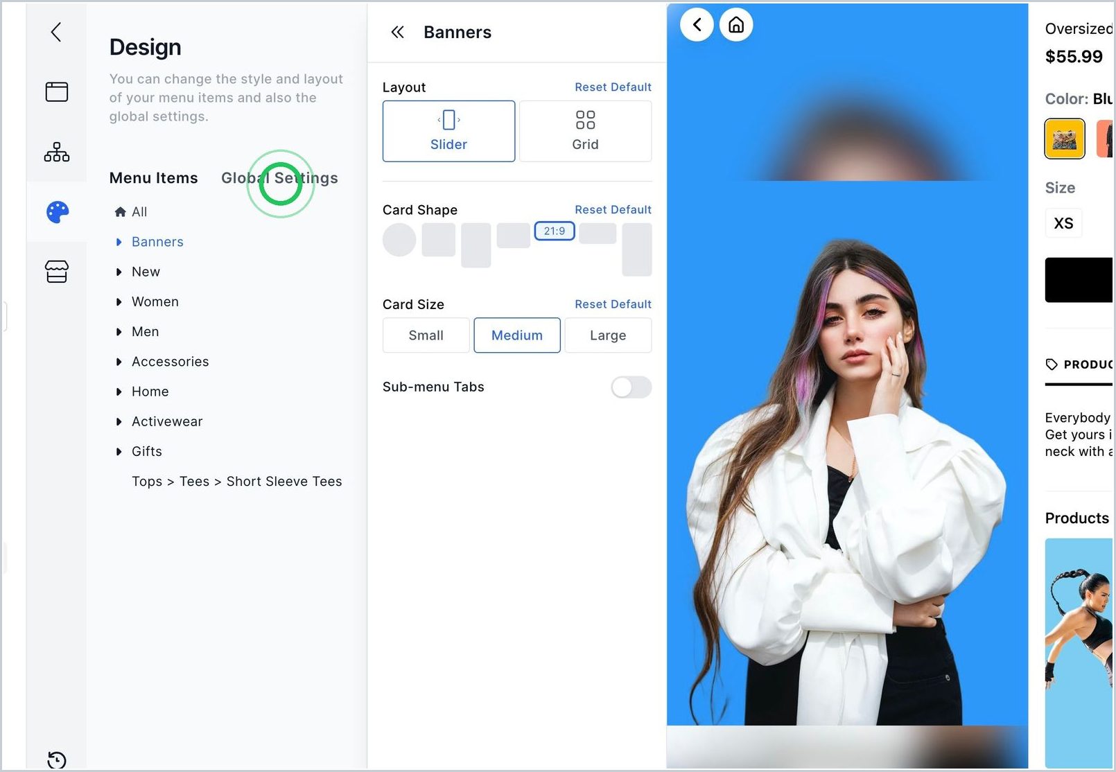 How can I add Shipping and Returns text in my PDP's? — step 1