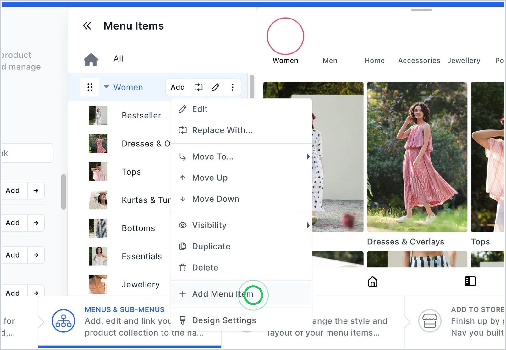 How to add a Sub-Menu? — step 12