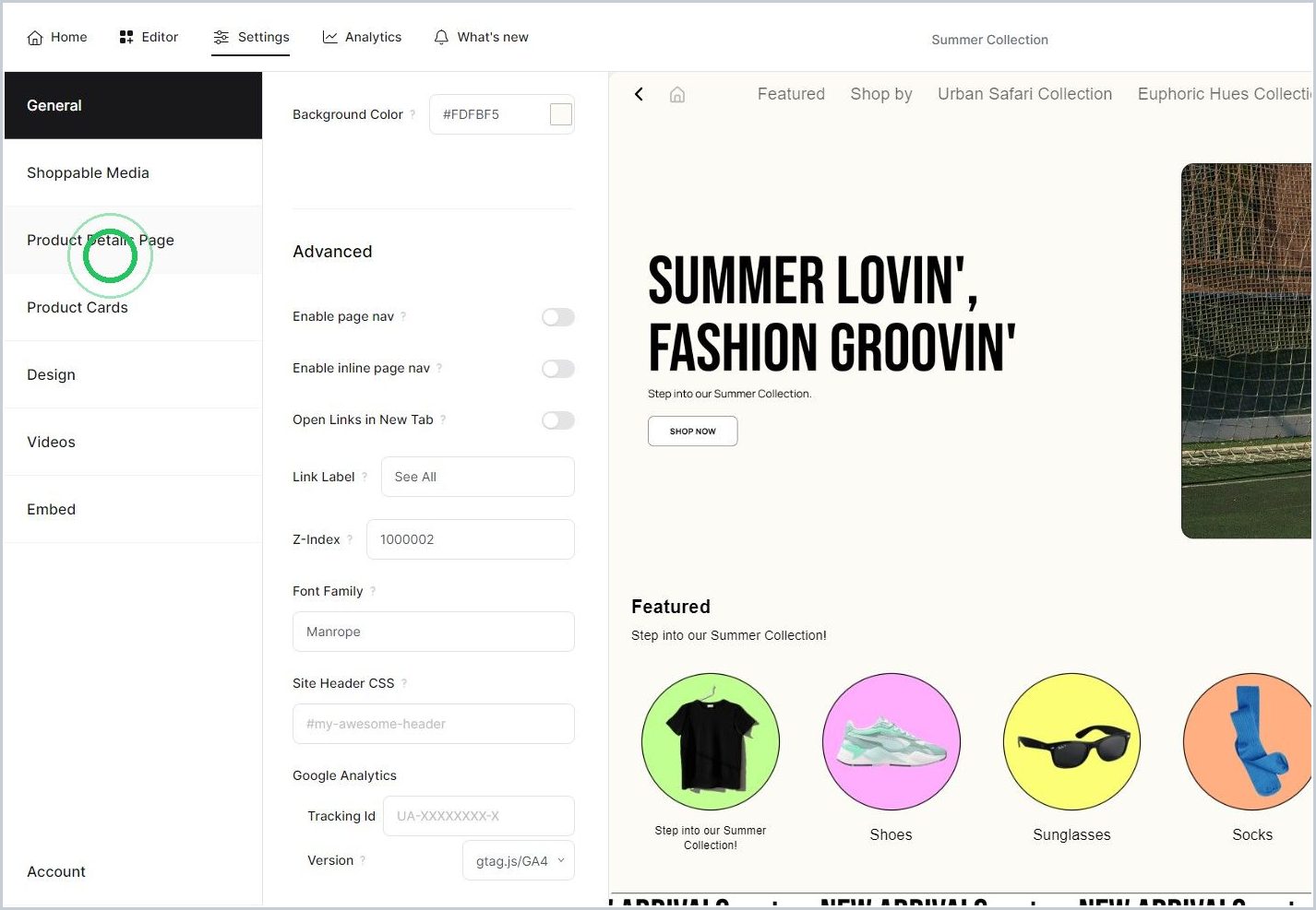 Enabling Favorites feature in Maker Nav — step 3