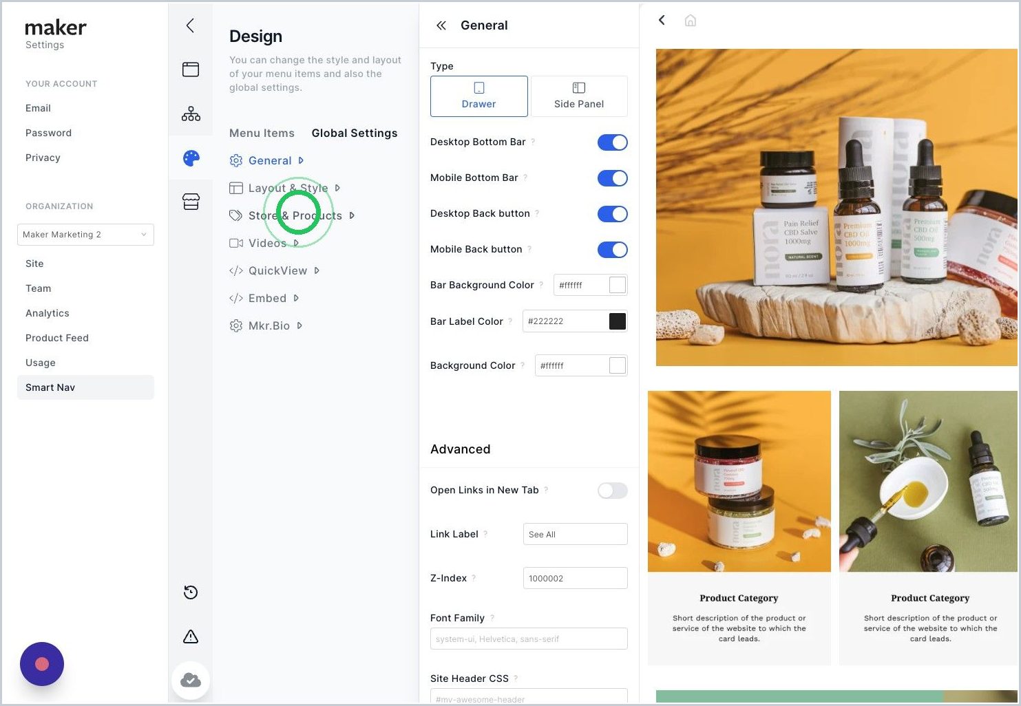 How can I add custom javascript for size guides? — step 3