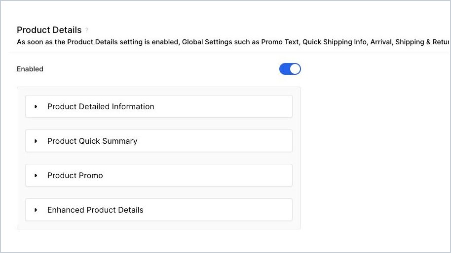 How can a Shopify store display additional PDP details using metafields? — step 2