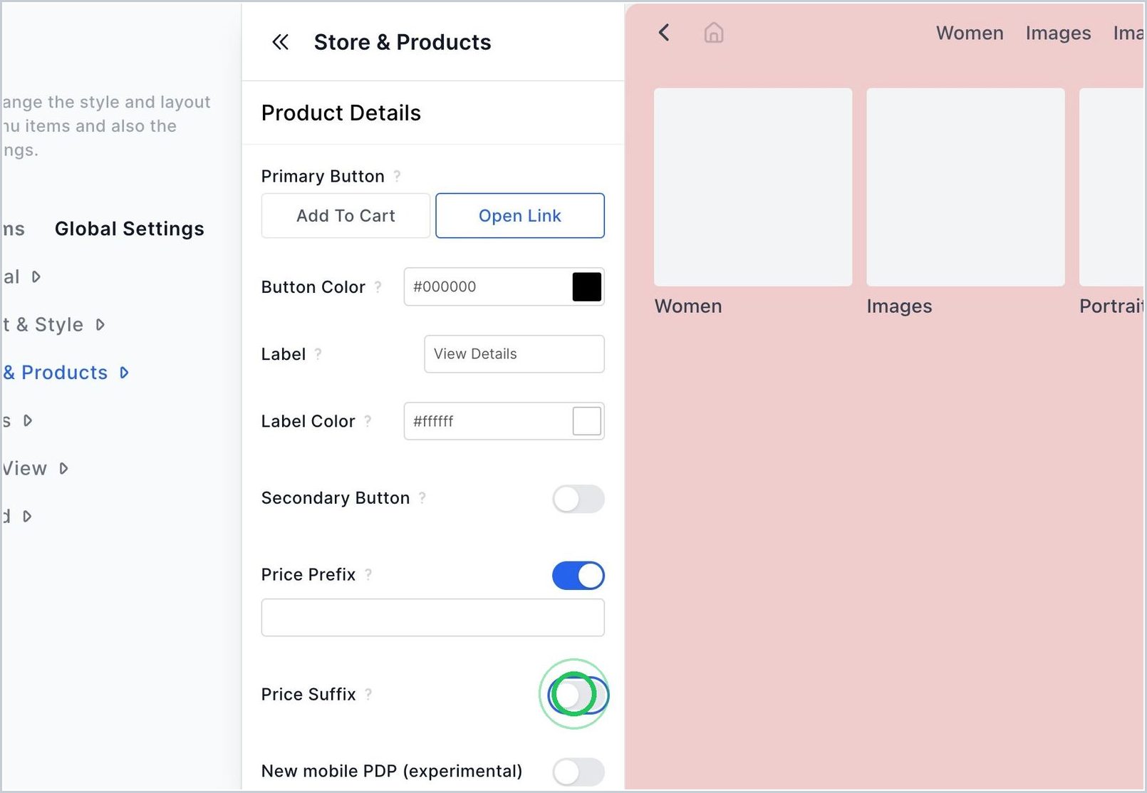 How do I add a Prefix or Suffix to my price? — step 4