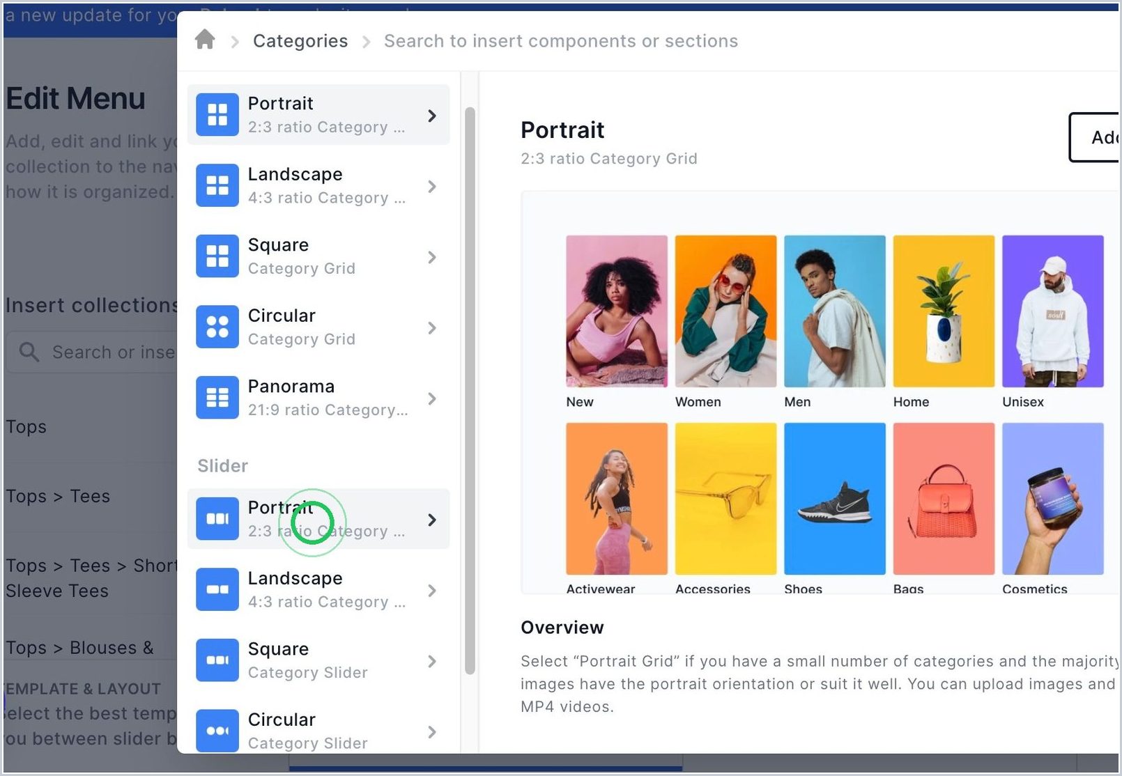 How do I add Categories? — step 4