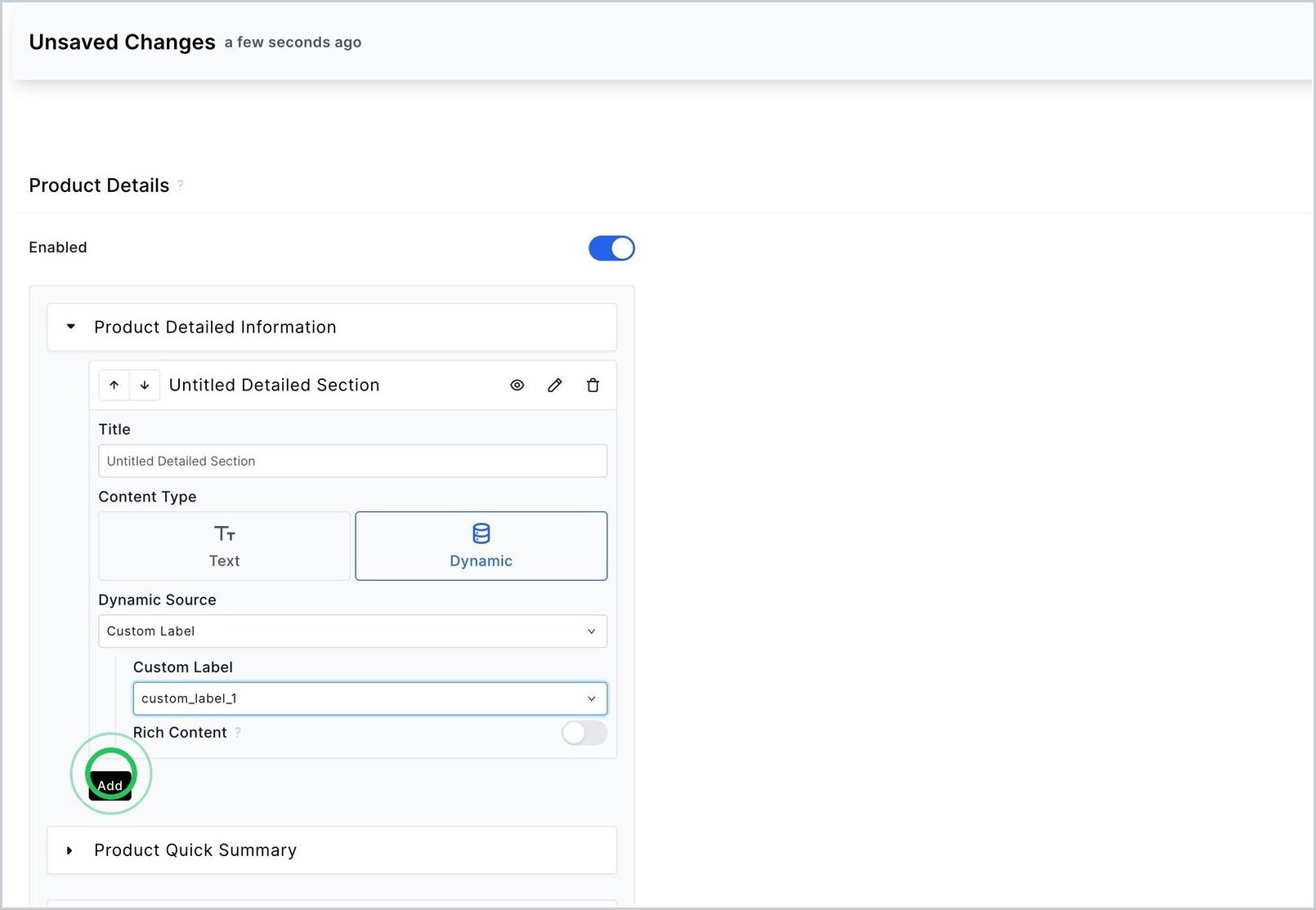 How can a Non-Shopify store display additional PDP details using Custom labels? — step 9