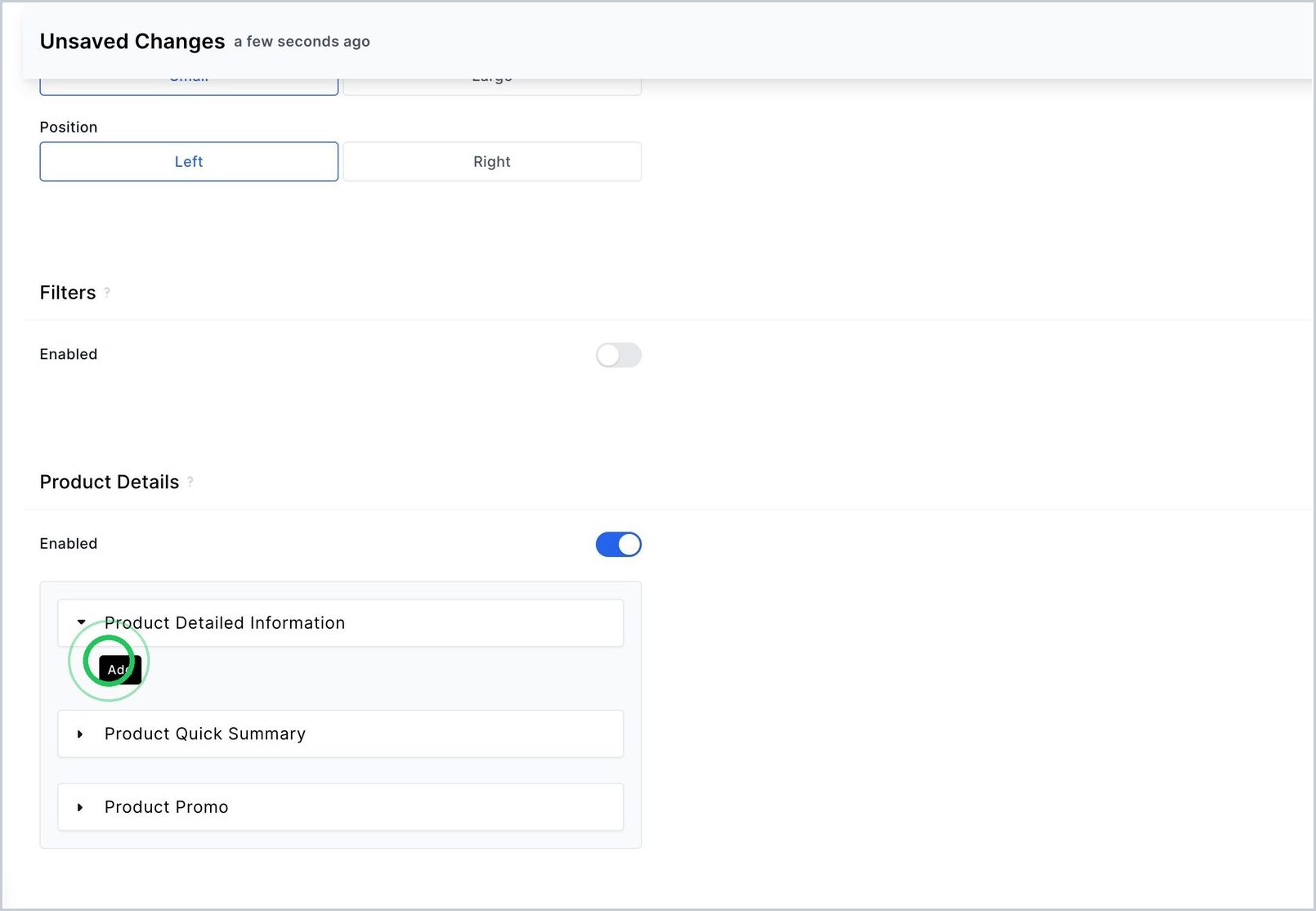 How can a Shopify store display additional PDP details using metafields? — step 3