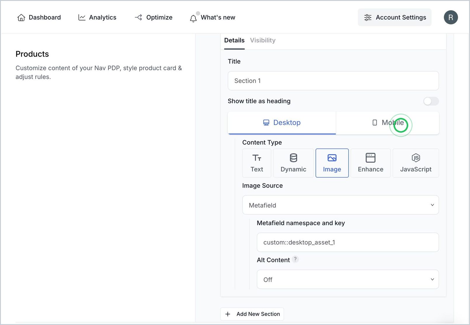 How do you add enhanced content to PDPs via Shopify Metafields? — step 28