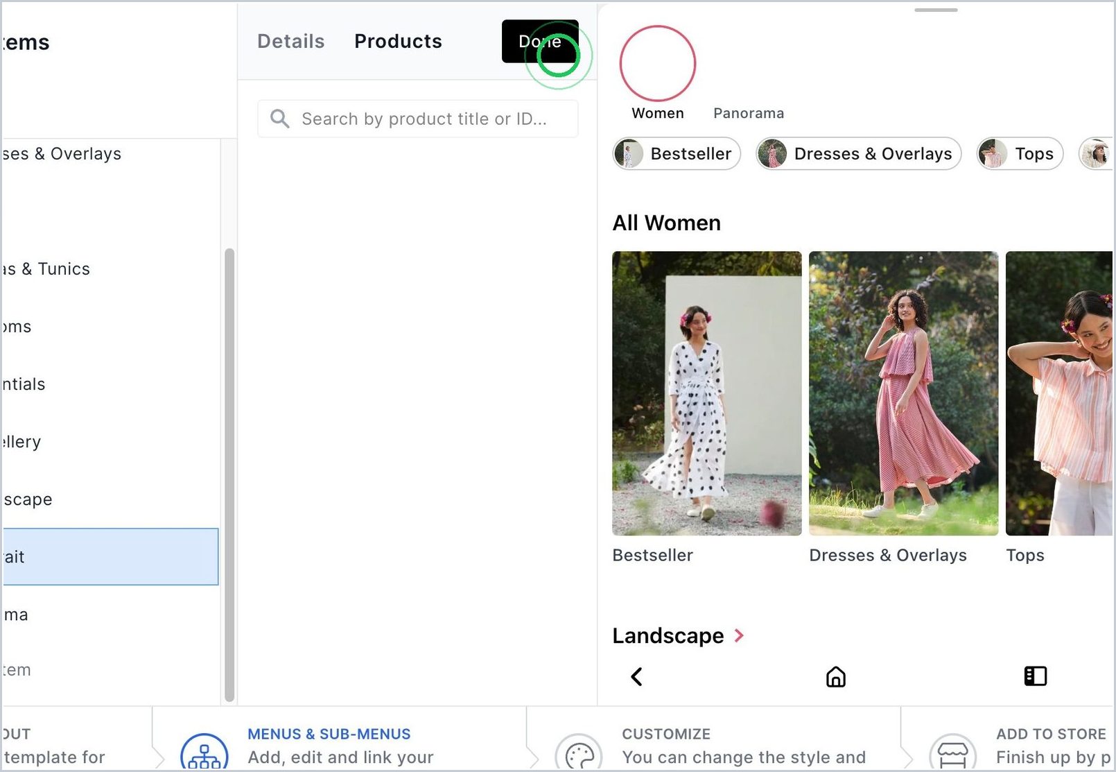 How do I add Products to my Nav? — step 11