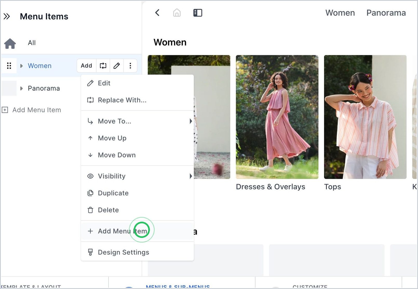 How do I add Products to my Nav? — step 4