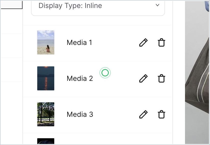 How do I manually add a media in PLP? — step 8