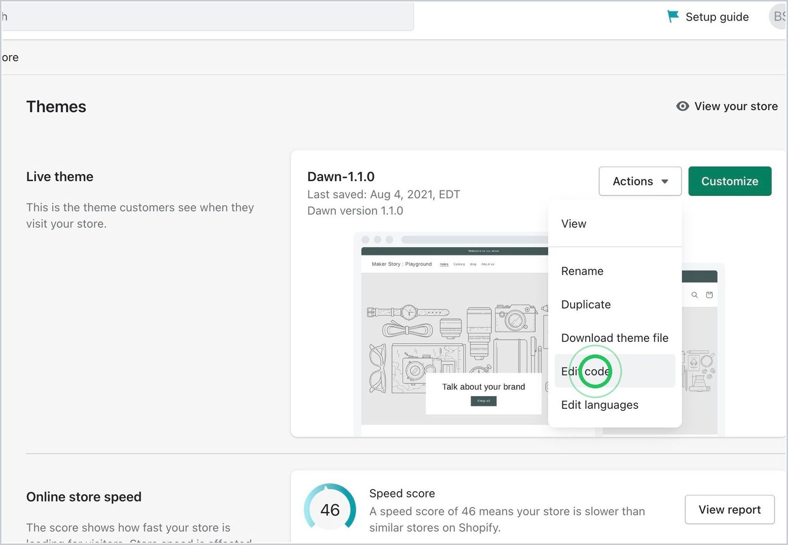 How can I add Google Optimize to my Shopify Store? — step 5
