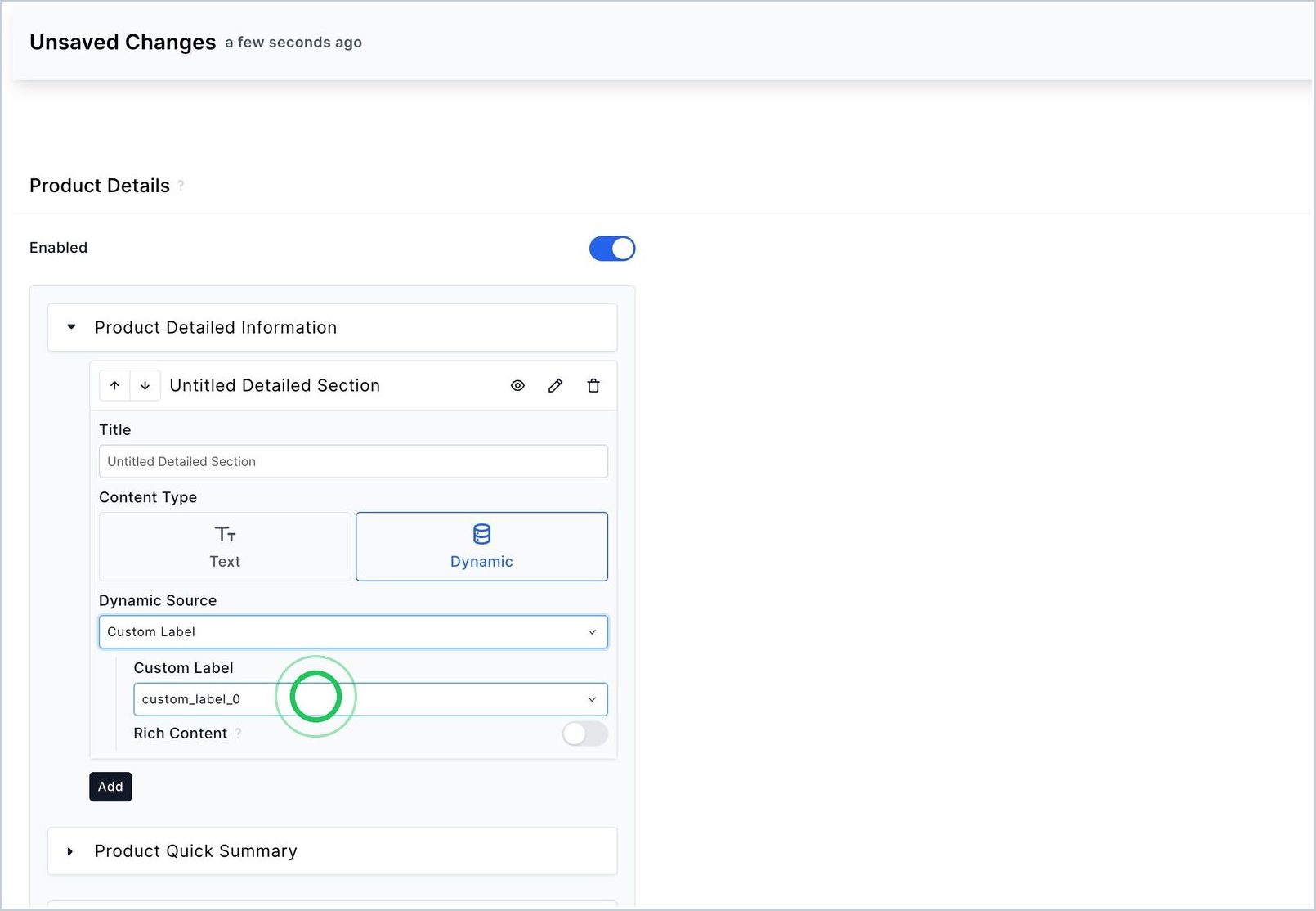 How can a Non-Shopify store display additional PDP details using Custom labels? — step 8