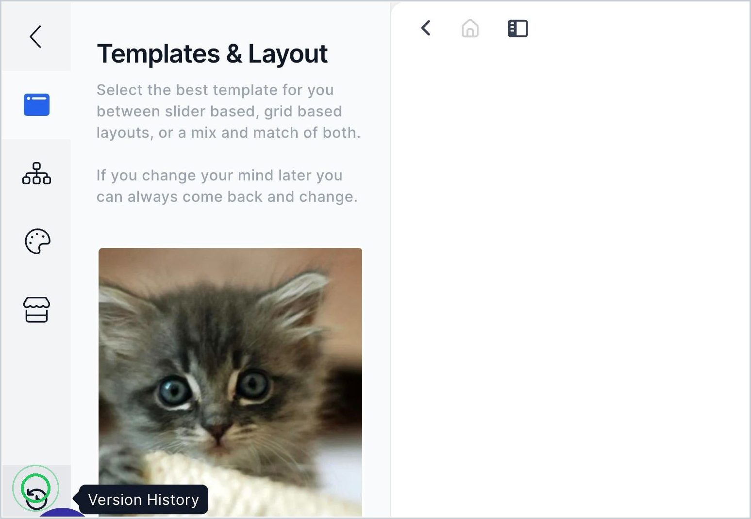 How can I see all activities via version history? — step 1