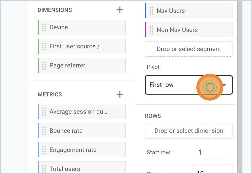 Step-by-Step Guide: Creating Nav vs No Nav Report in GA4 — step 11