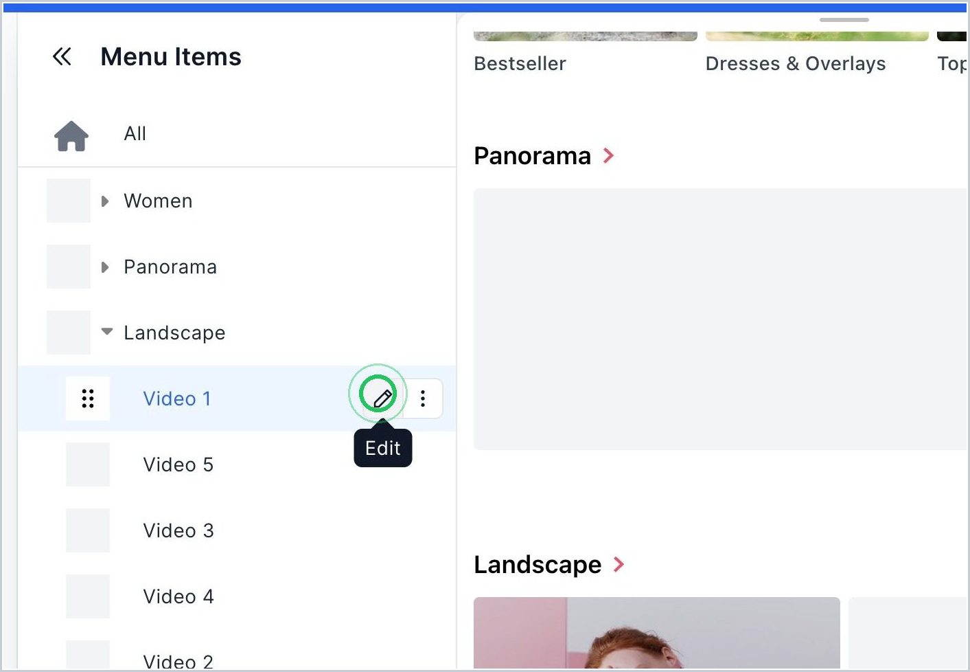How do I add Videos to my Nav? — step 7
