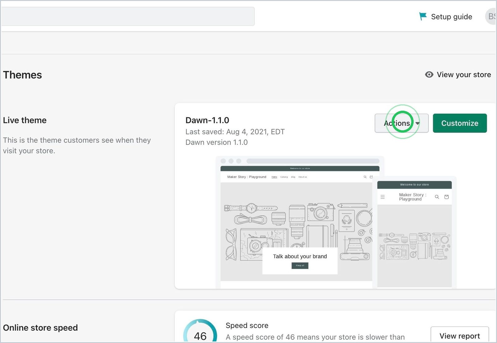 How can I add Google Optimize to my Shopify Store? — step 4
