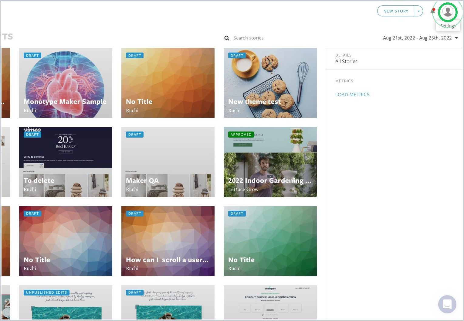 How do I access the Nav Editor if I am a Maker Pages customer? — step 2