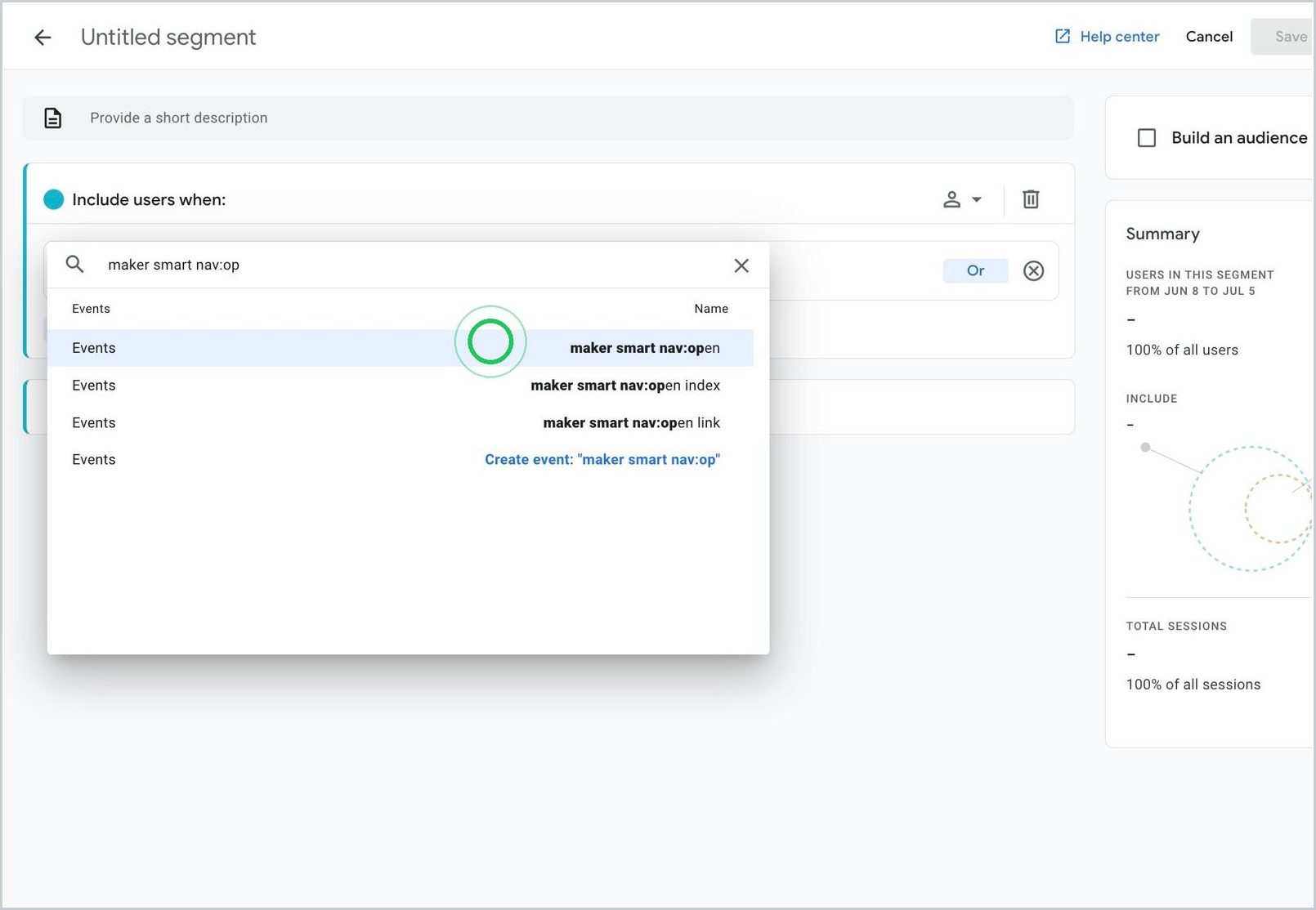 Step-by-Step Guide: Creating Nav vs No Nav Report in GA4 — step 5