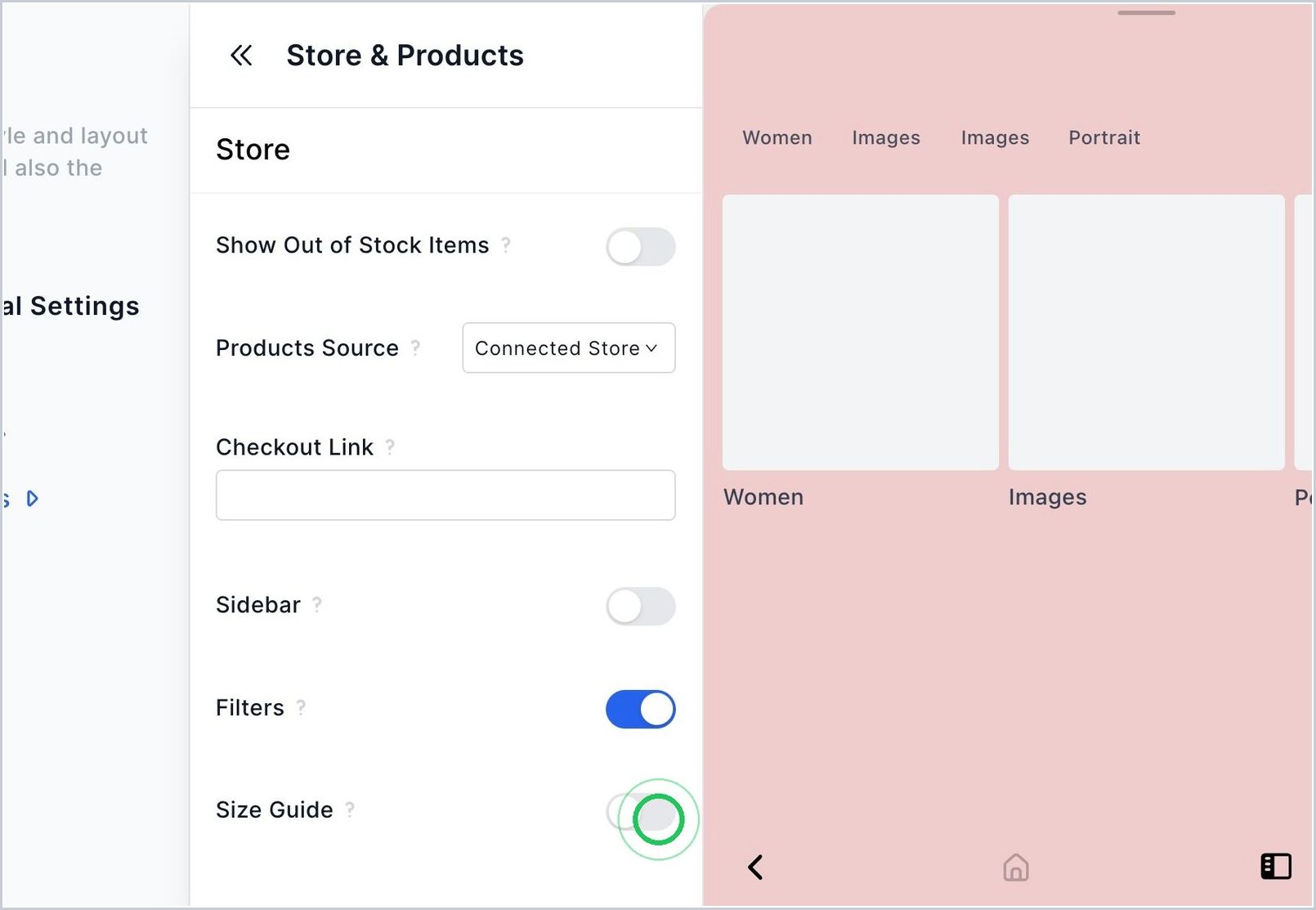 How can I add a Size Guide? — step 3