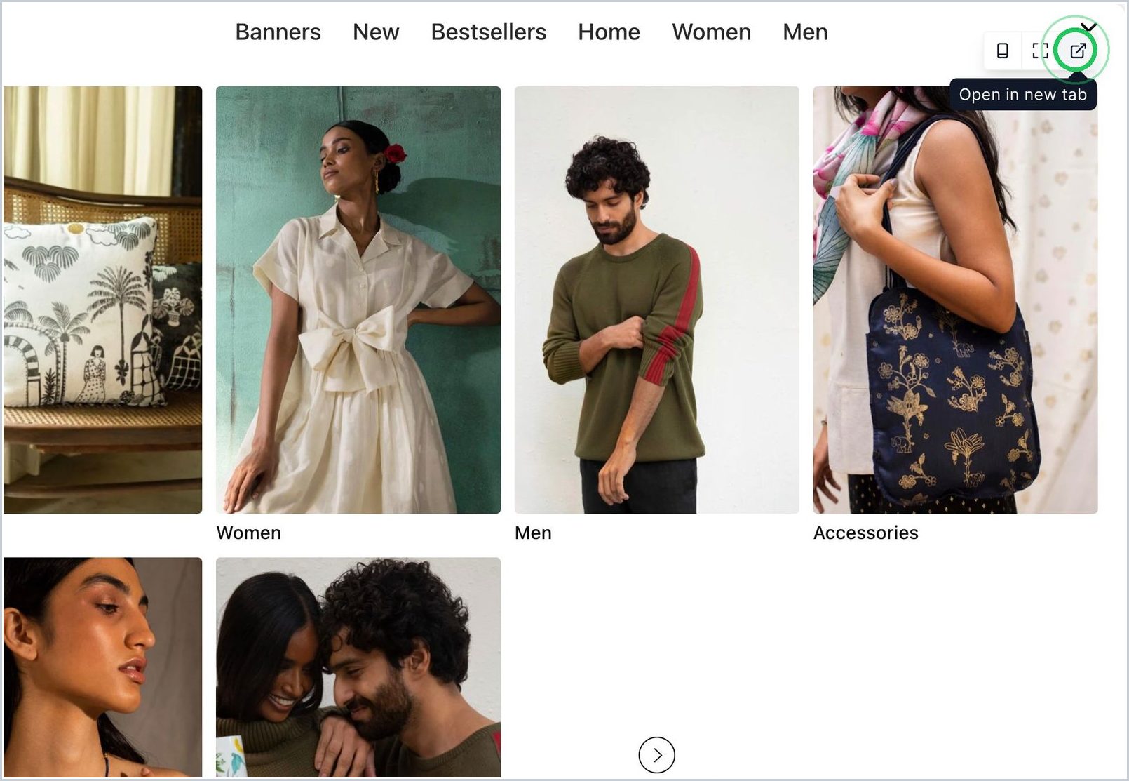 How do you preview Maker Nav in a new tab? — step 2