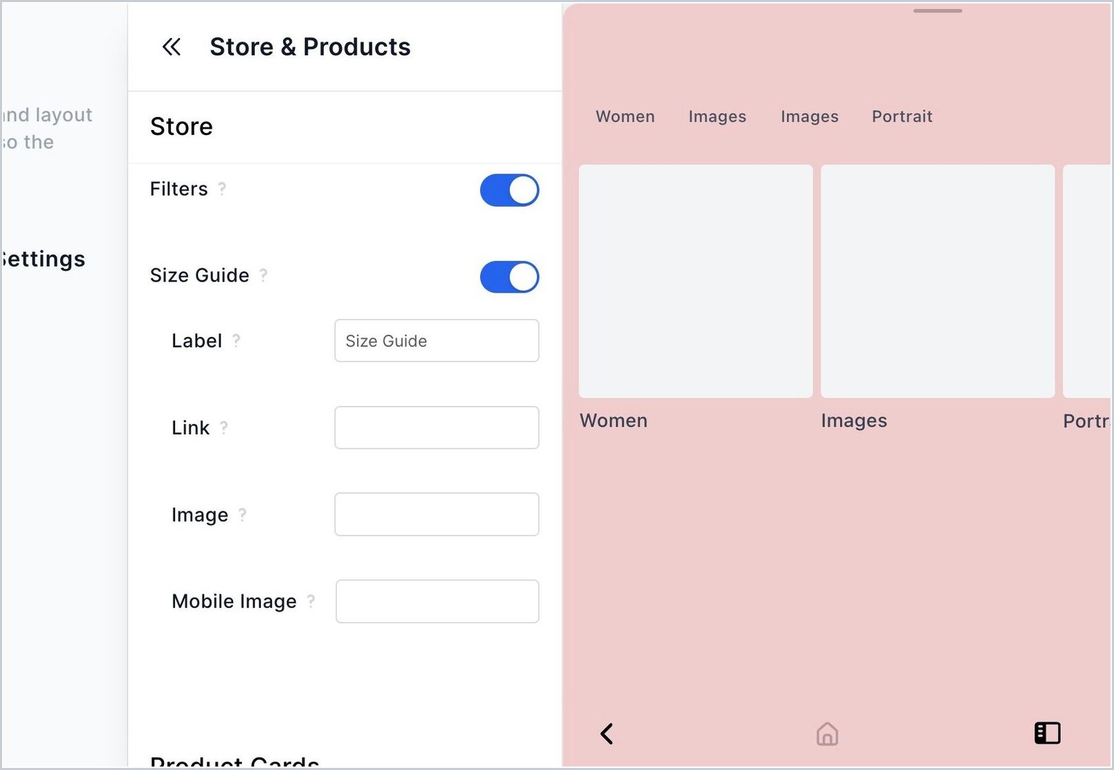 How can I add a Size Guide? — step 4