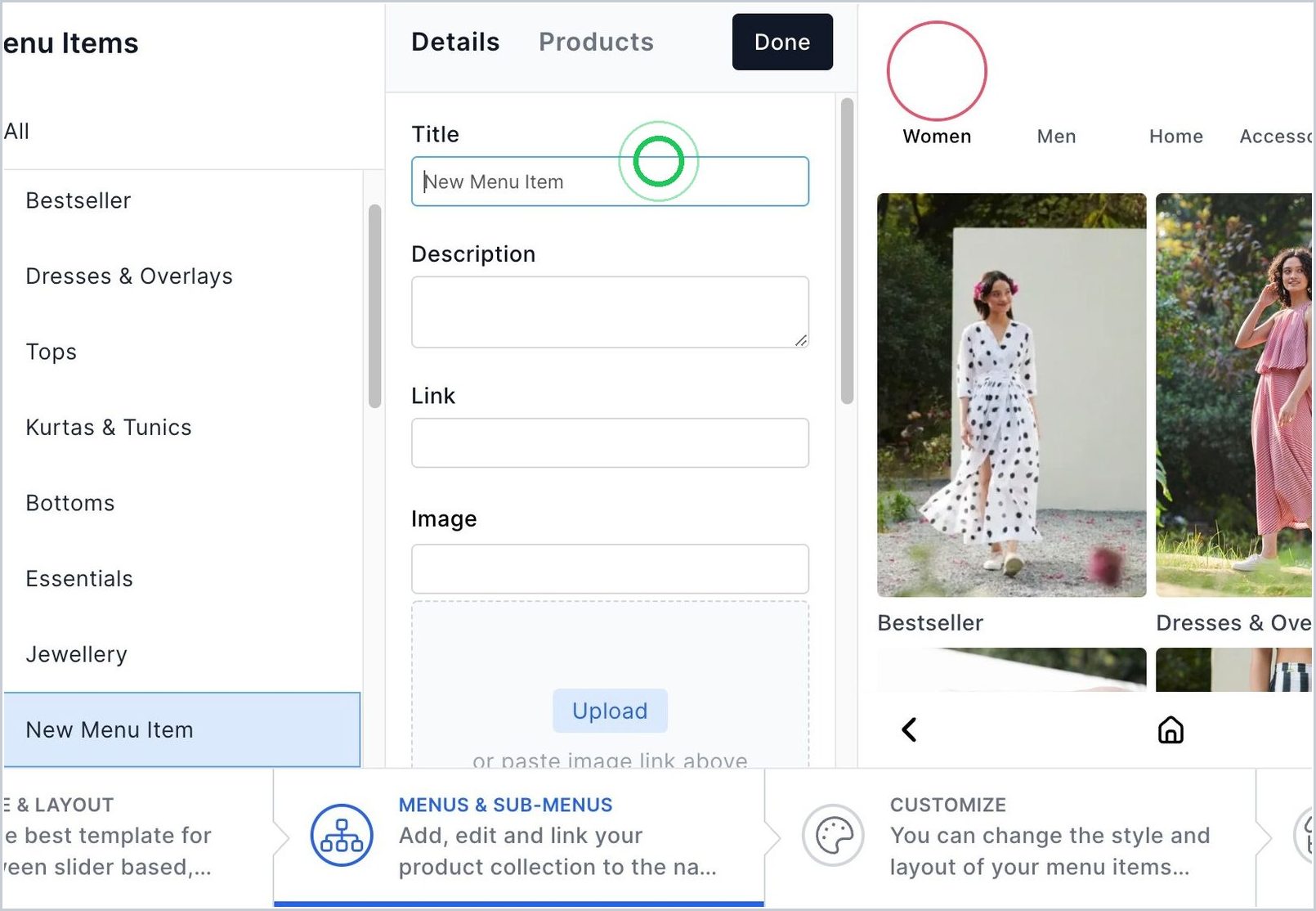 How to add a Sub-Menu? — step 9