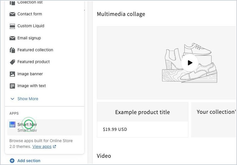 Steps to enable Full Page Nav  Smart Nav in your Shopify theme — step 6