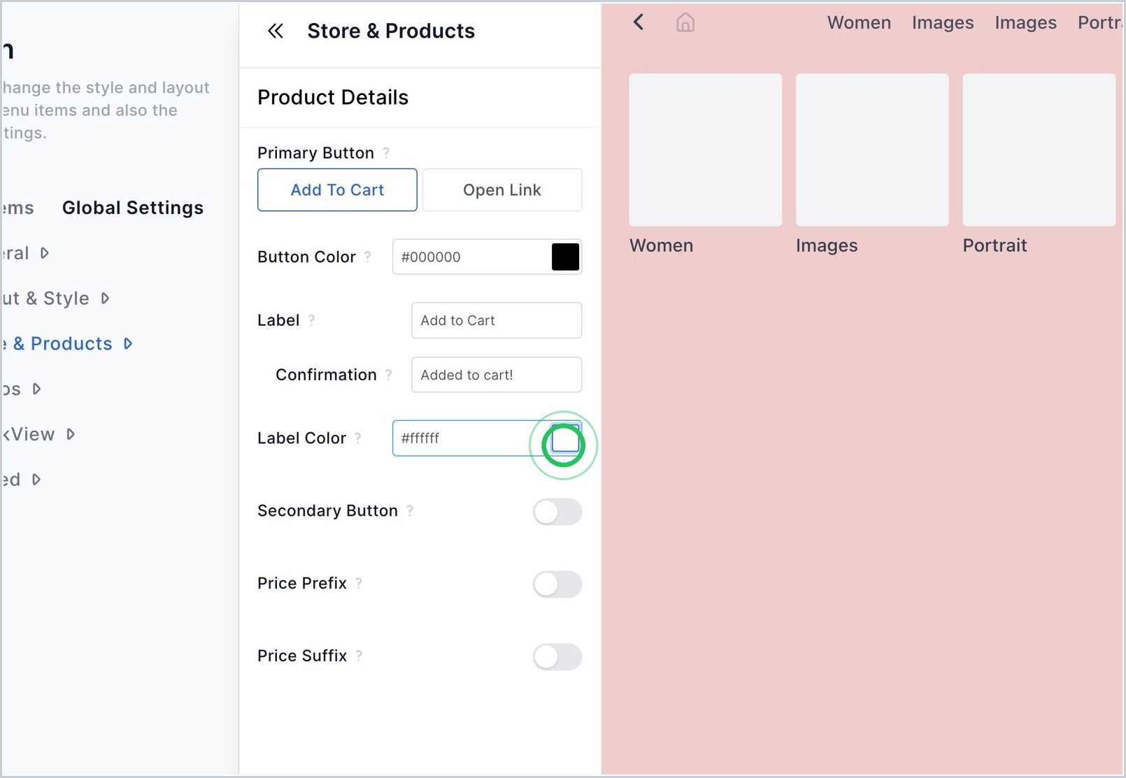 How can I customize Add to Cart Button Text and Color? — step 2