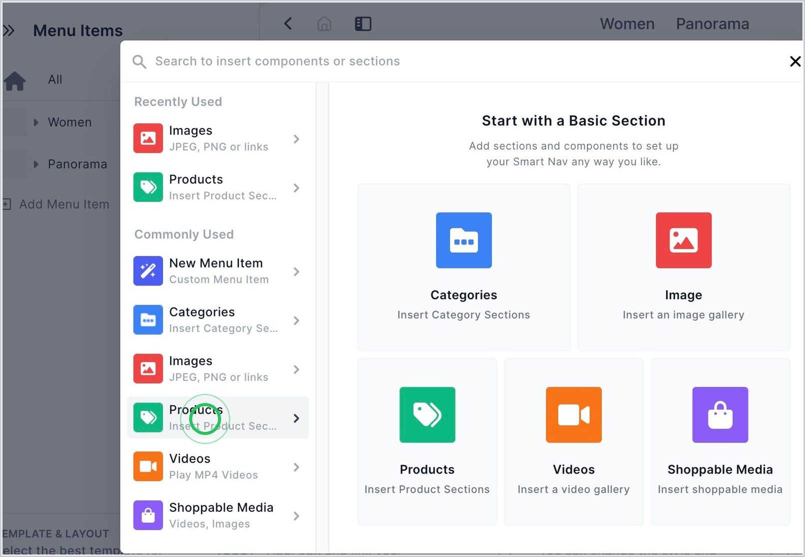 How do I add Products to my Nav? — step 5