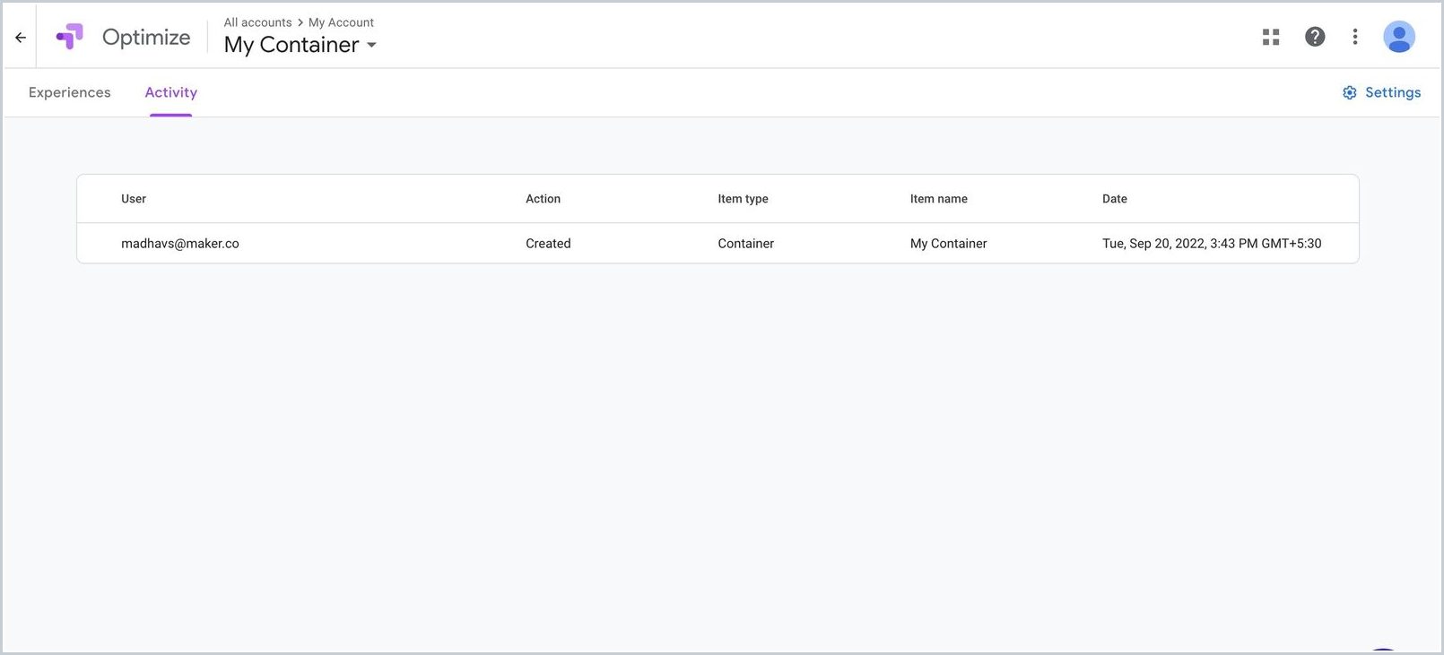 How can I add Google Optimize to my Shopify Store? — step 1