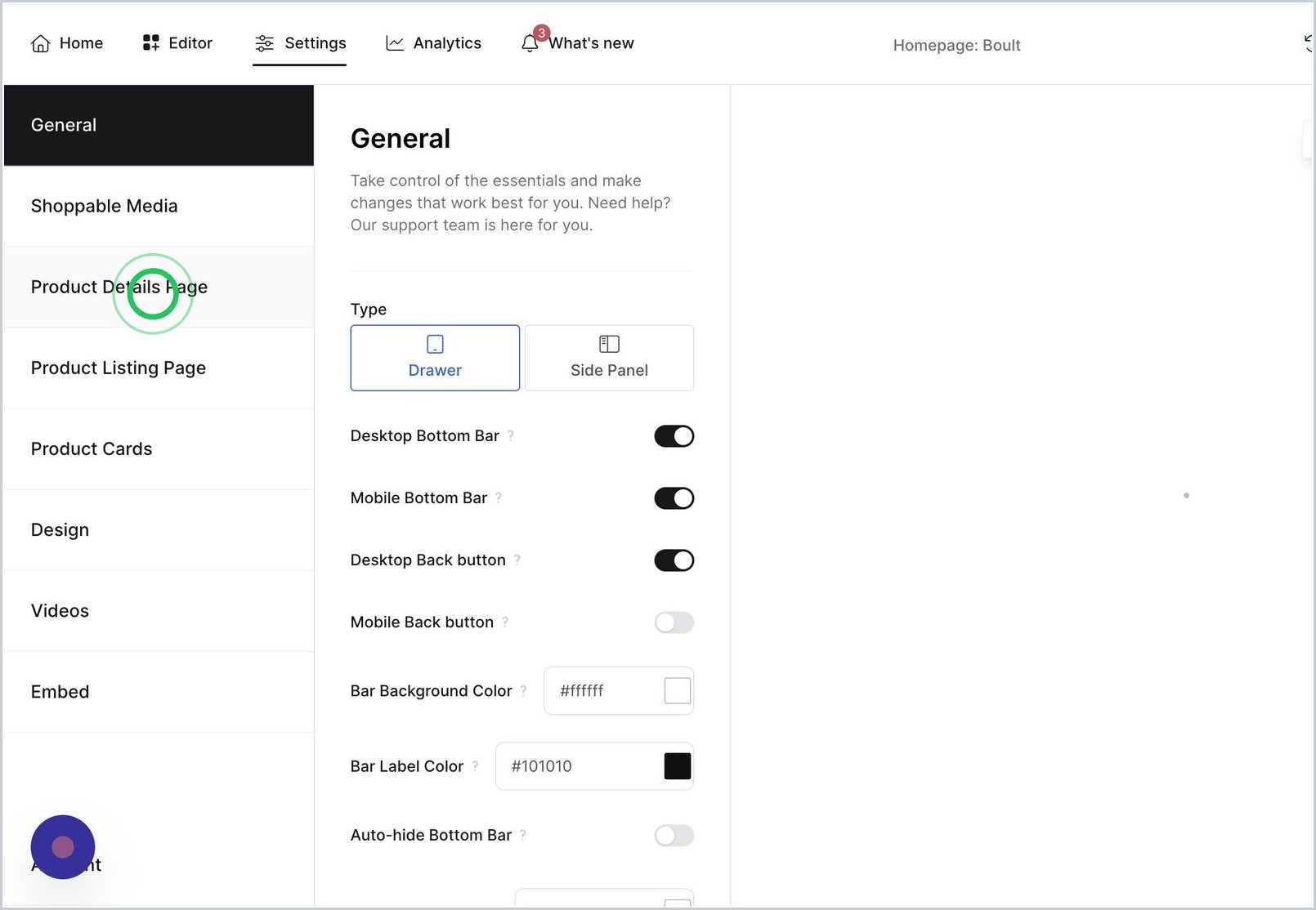 How do I add a third CTA in Nav PDP? — step 5