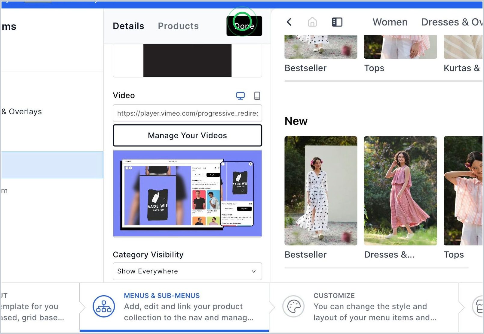 How do I add video in my Nav? — step 4