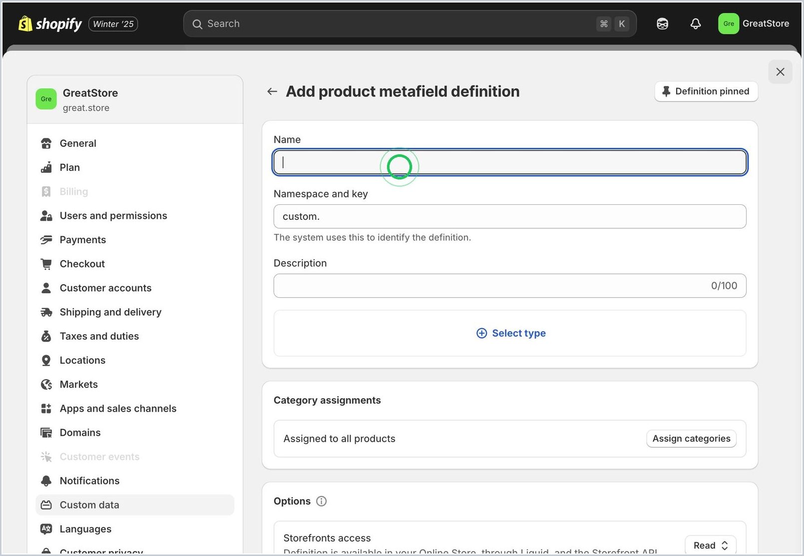 How do you add enhanced content to PDPs via Shopify Metafields? — step 5