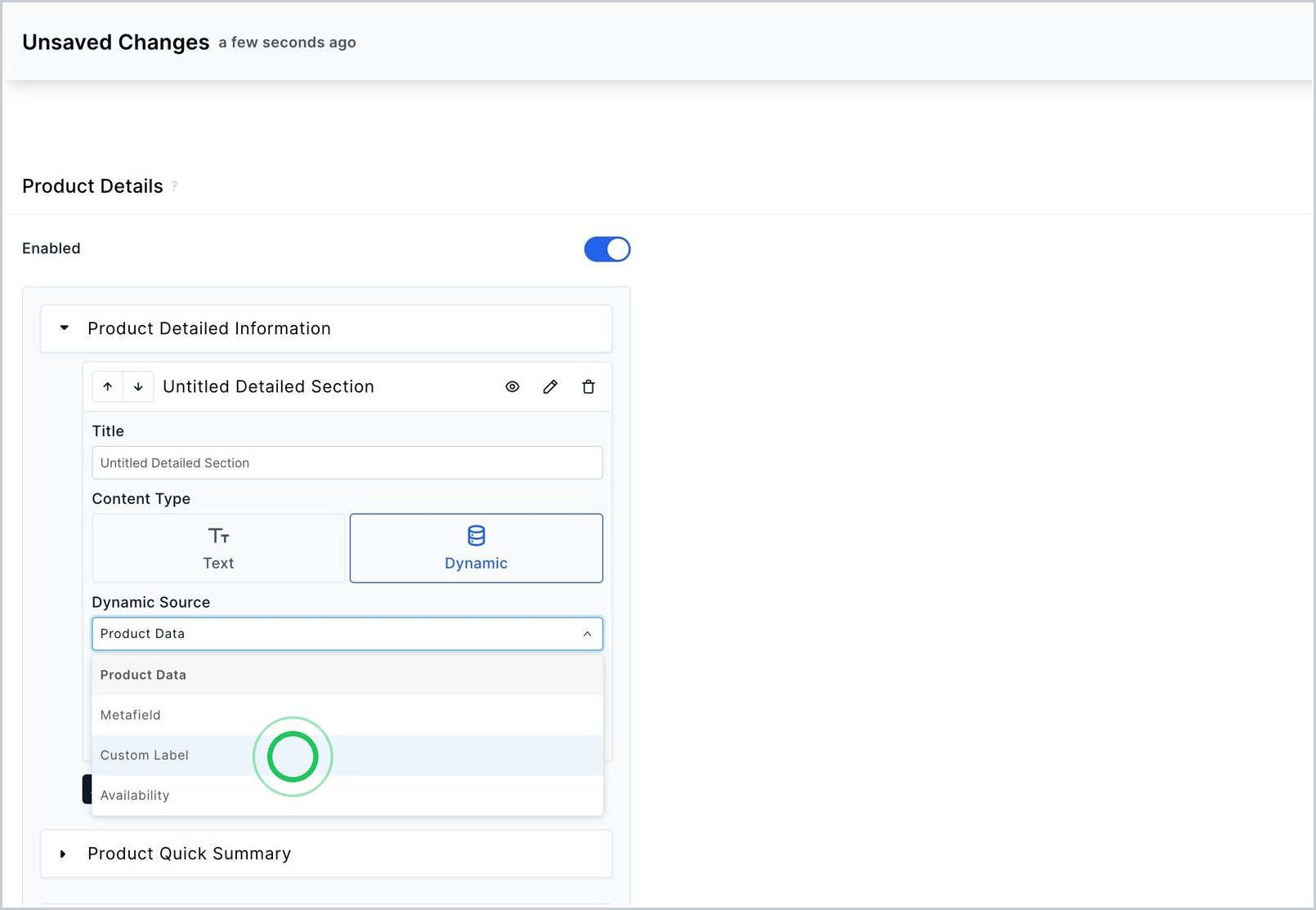 How can a Non-Shopify store display additional PDP details using Custom labels? — step 6