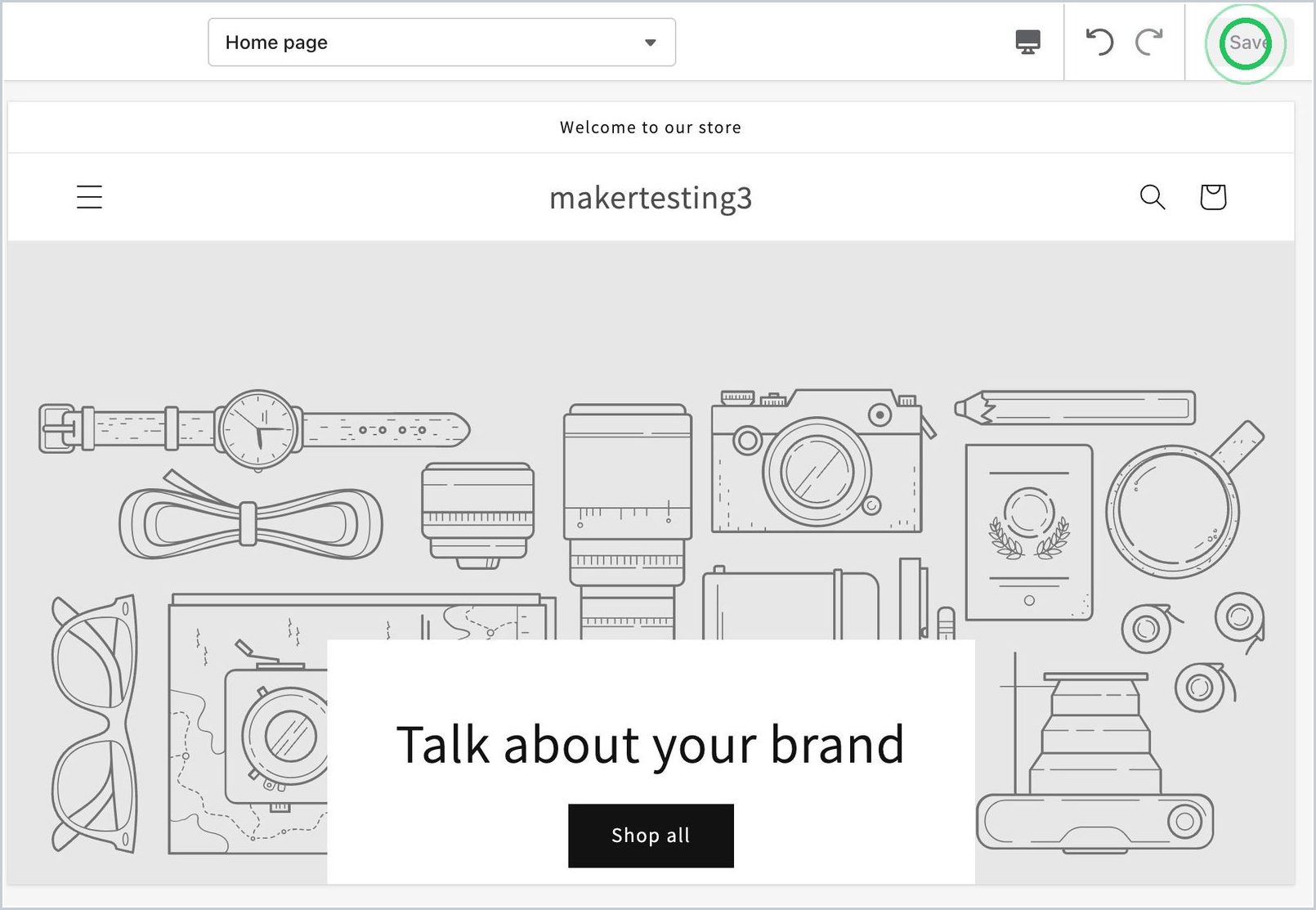 How do you enable Bottom Bar in the Shopify theme? — step 6