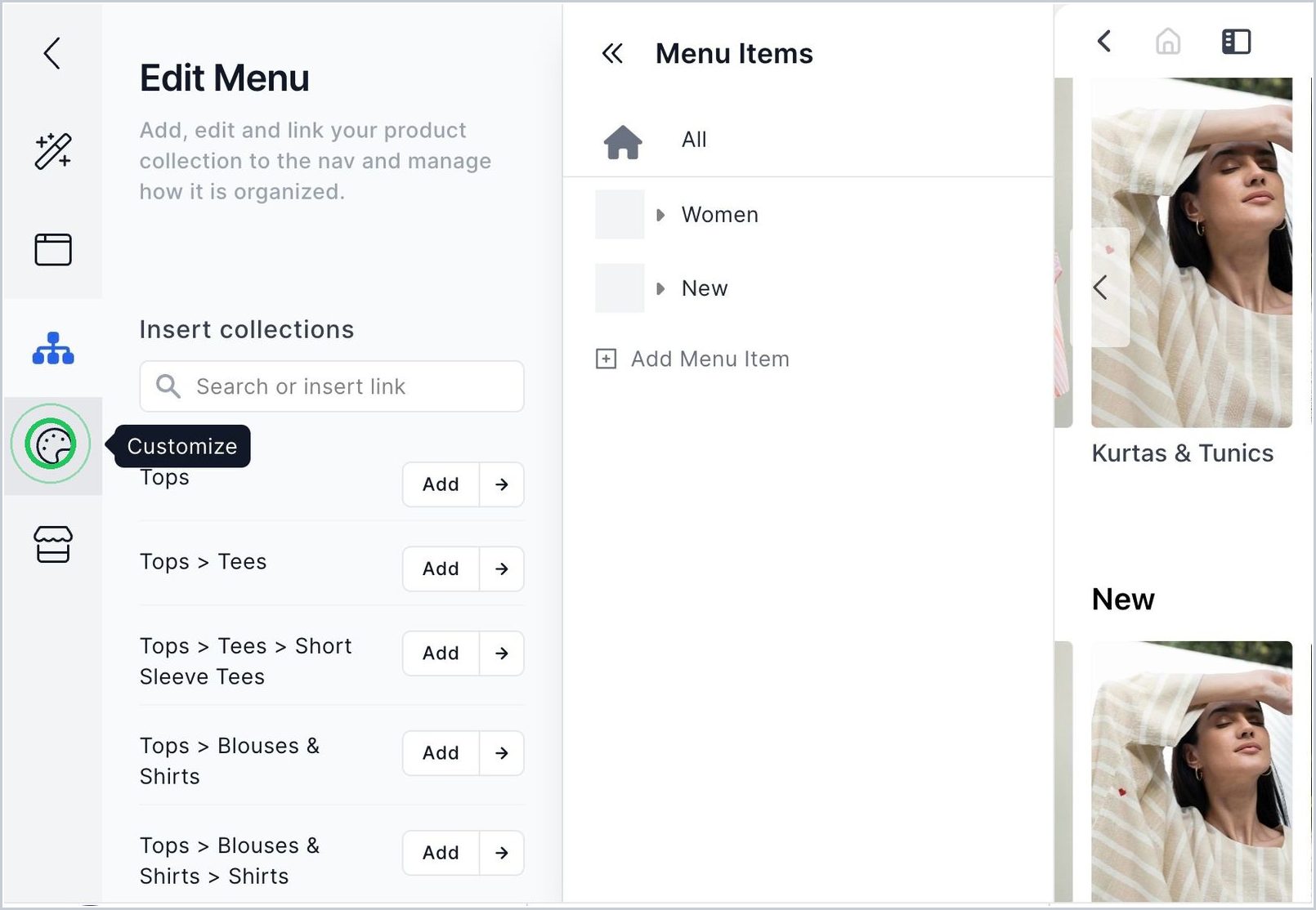 How do I hide the Title for a Menu/Sub-Menu? — step 1