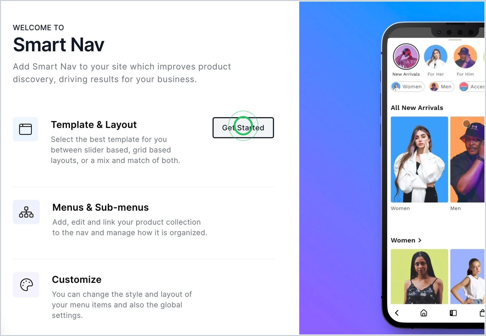How do I select a template? — step 2