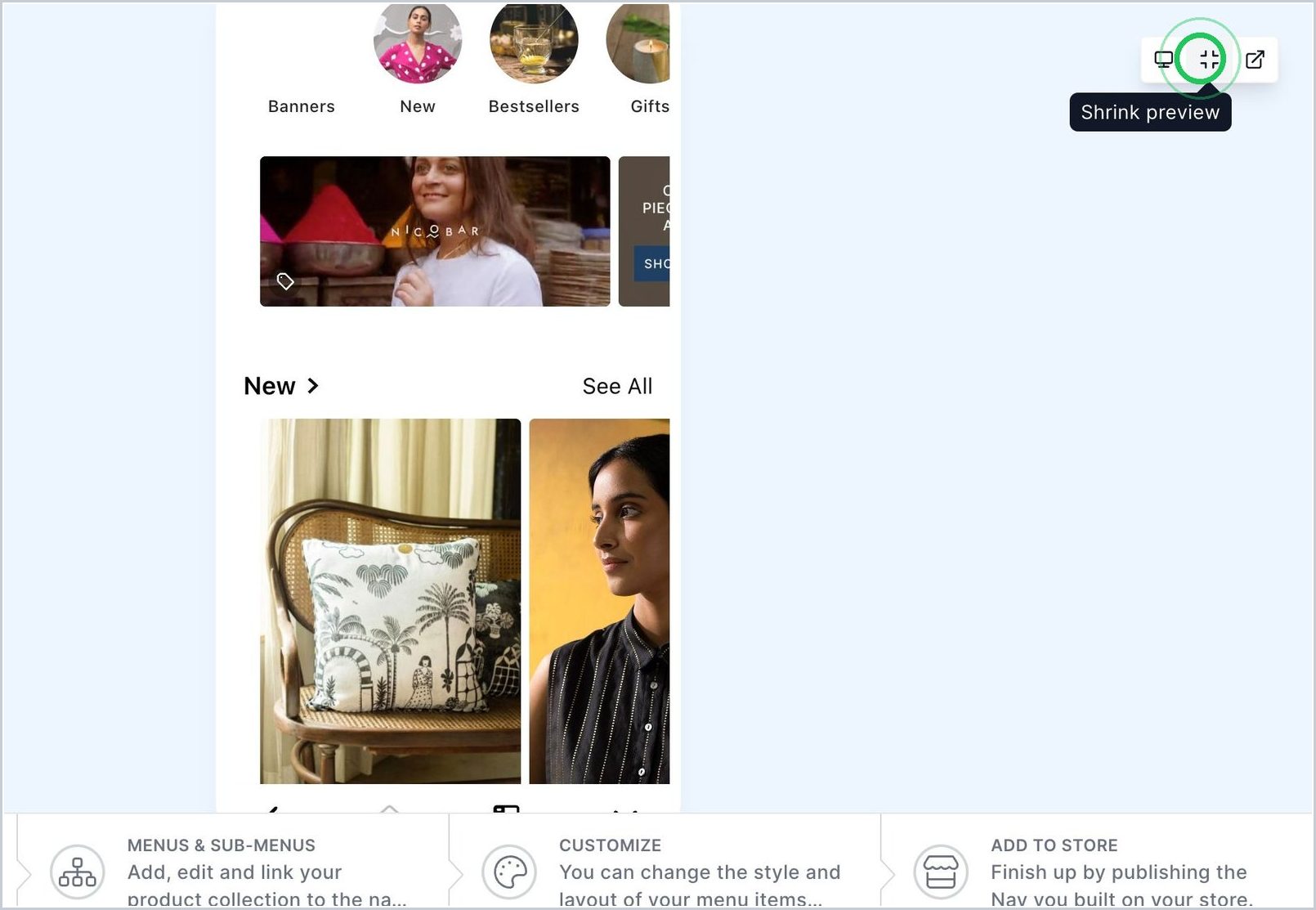 How do I select a template? — step 5
