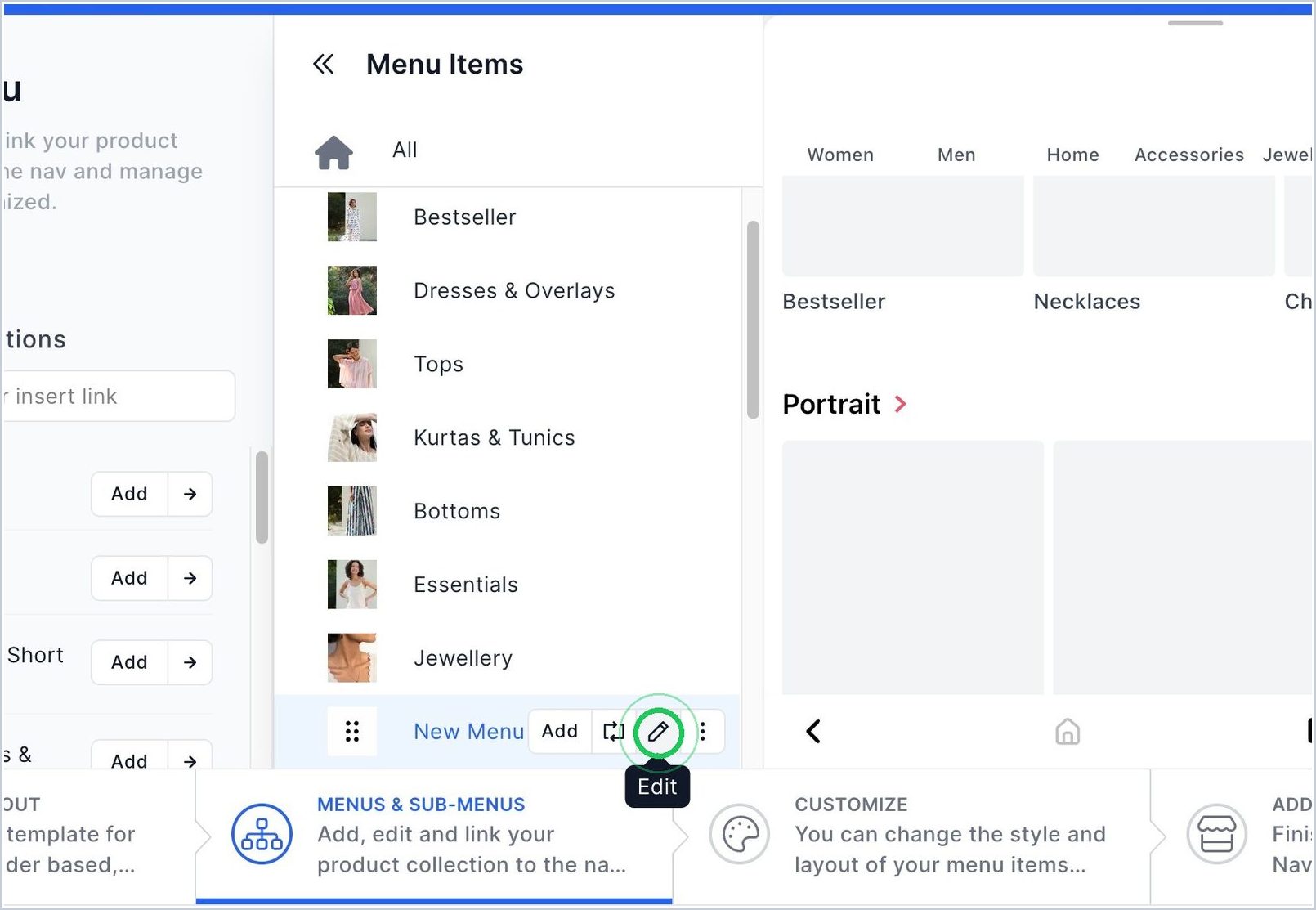 How to add a Sub-Menu? — step 8