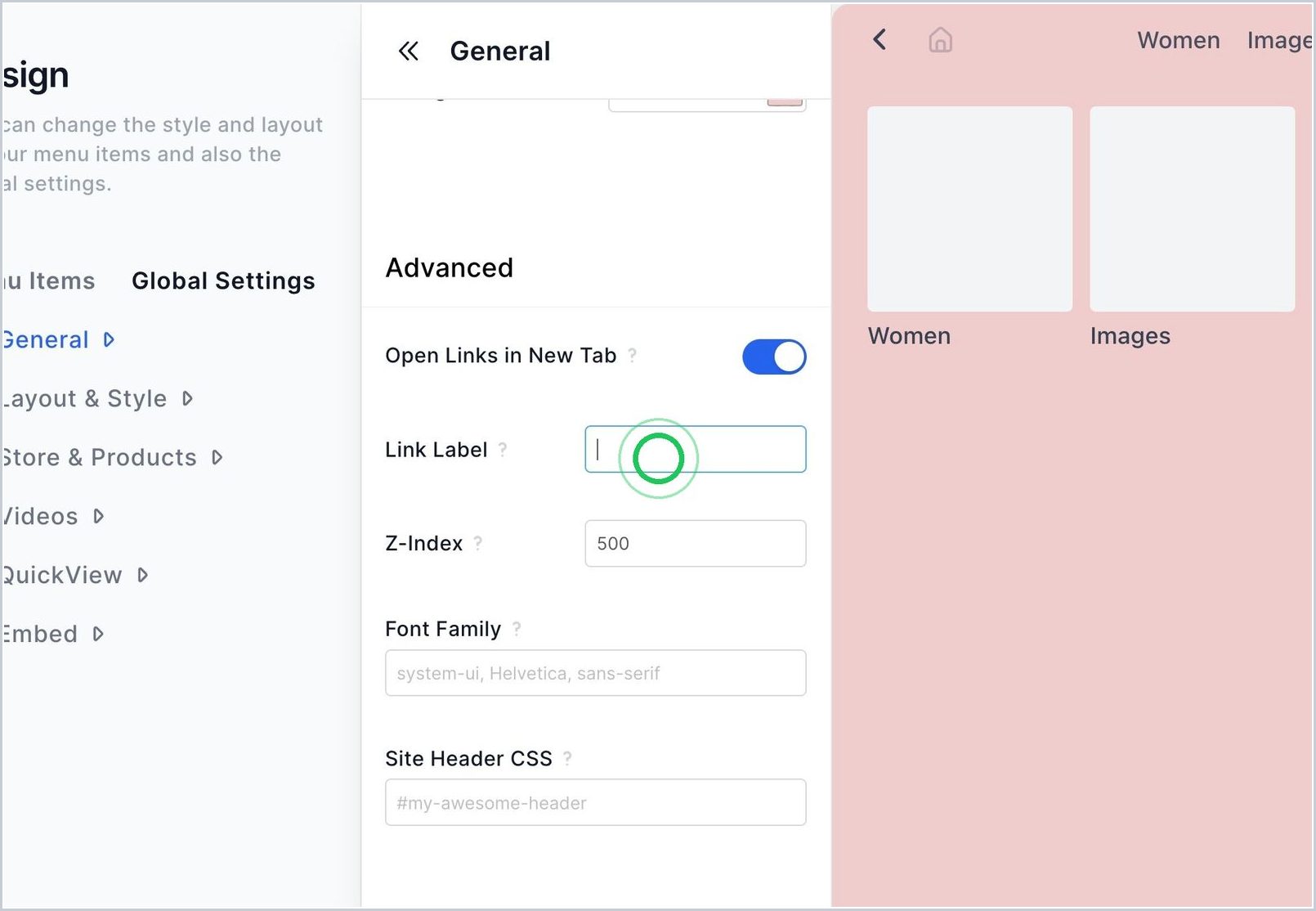 How can I change the 'See All' Link Label? — step 2