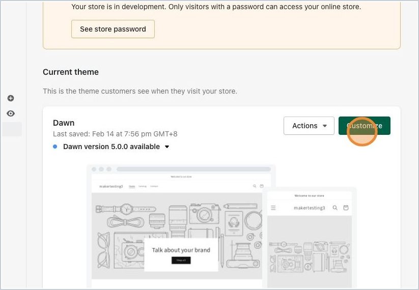Steps to enable Full Page Nav  Smart Nav in your Shopify theme — step 3