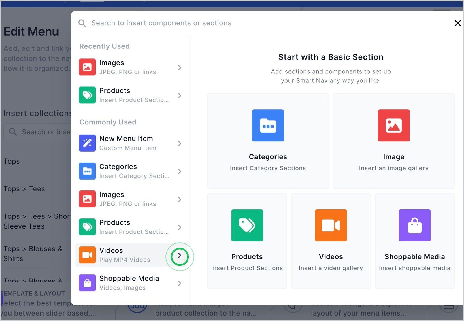 How do I add Videos to my Nav? — step 3