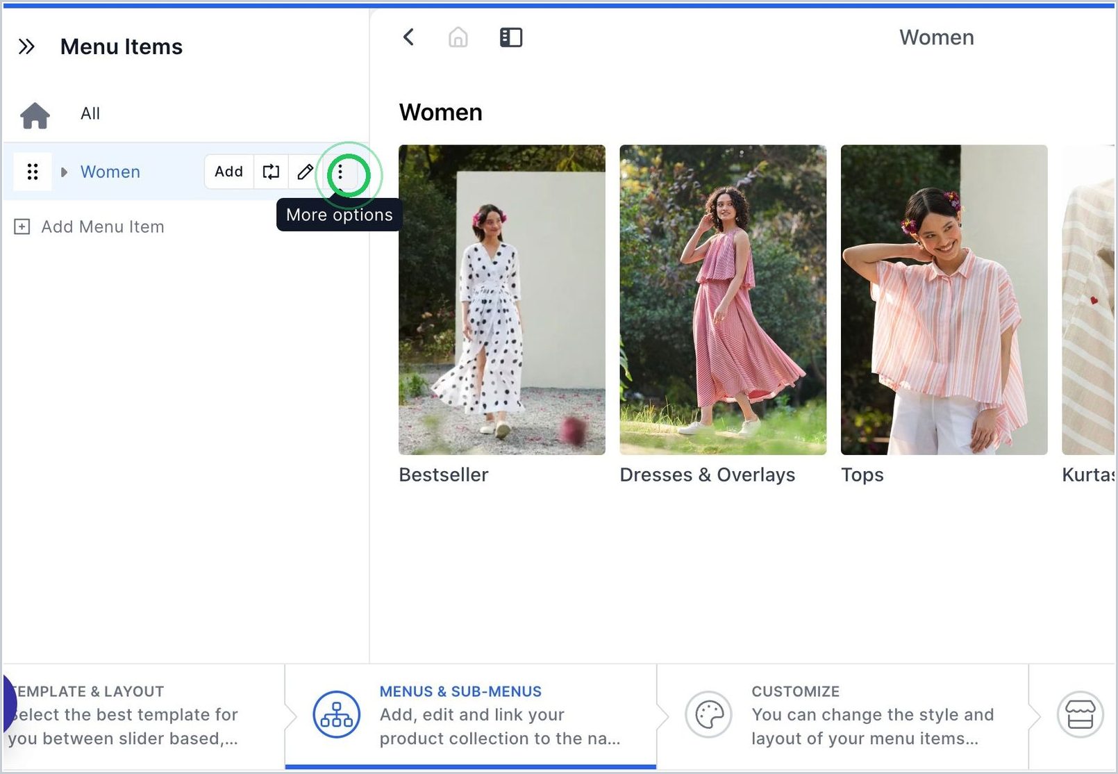 How do I Duplicate a Menu, Sub Menu or Category? — step 2